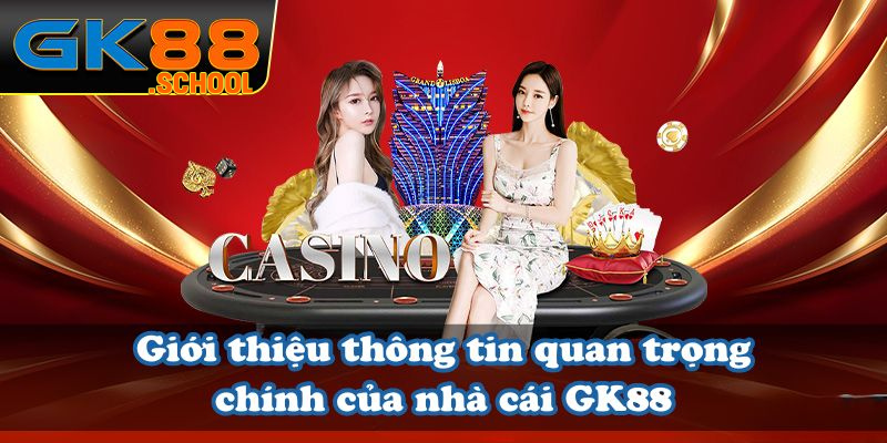 Trang thông tin chính thức từ sân chơi GK88